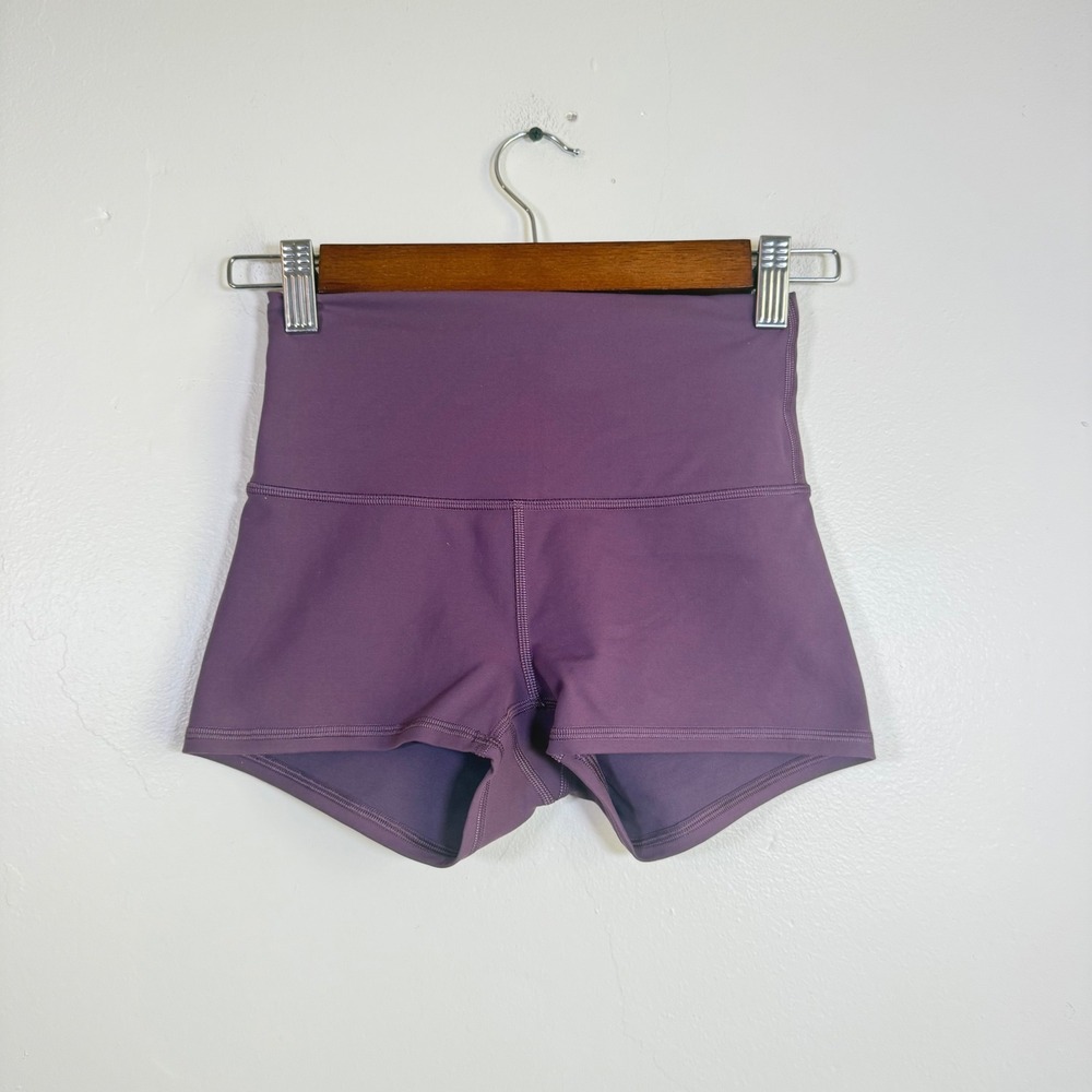 Lululemon Align High-Rise 2" Inseam Yoga Shorts Size 4 Purple